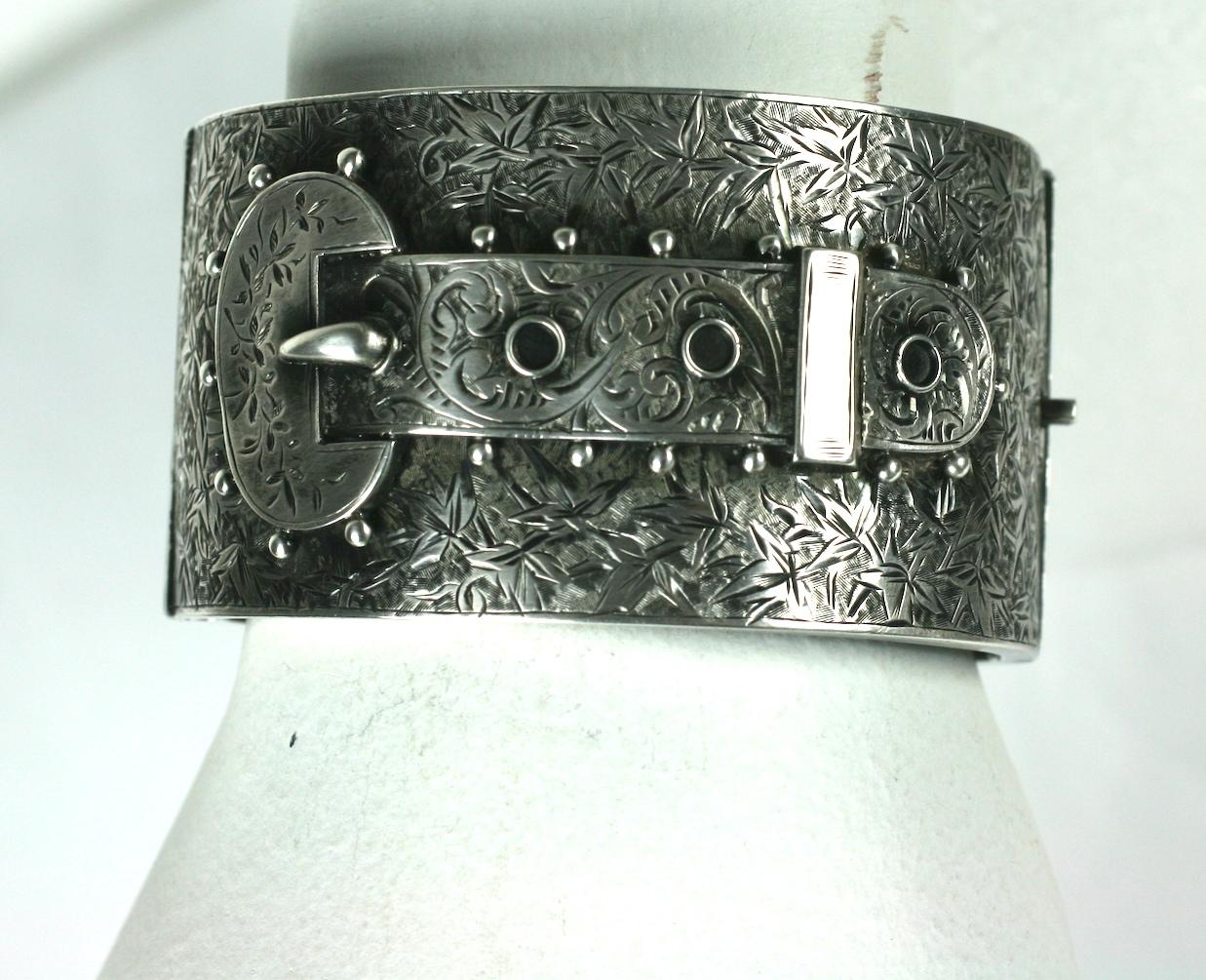 Victorian English Aesthetic Cuff For Sale 3