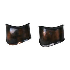 Peretti Style Modernist Copper Cuffs 7