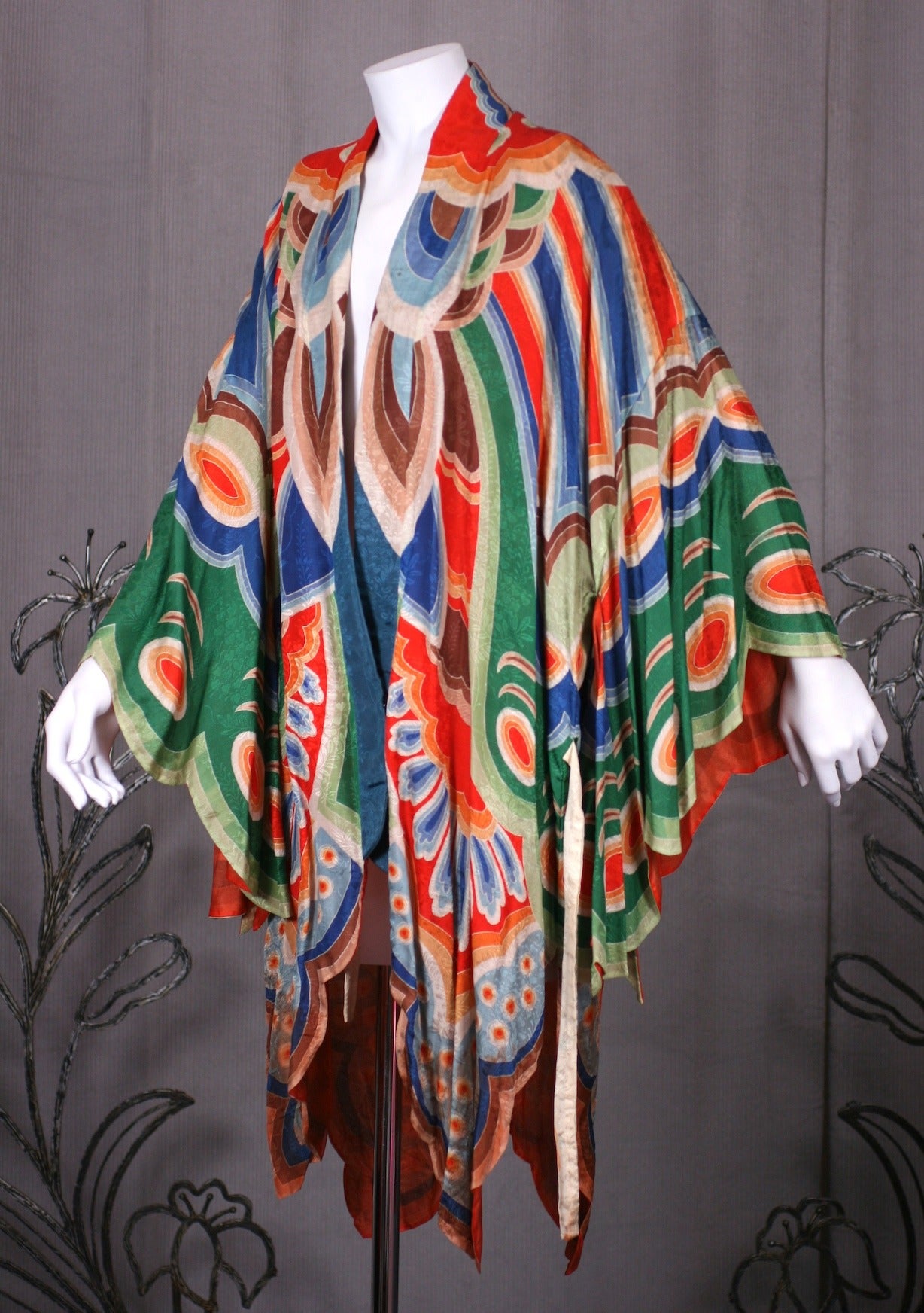 art deco kimono