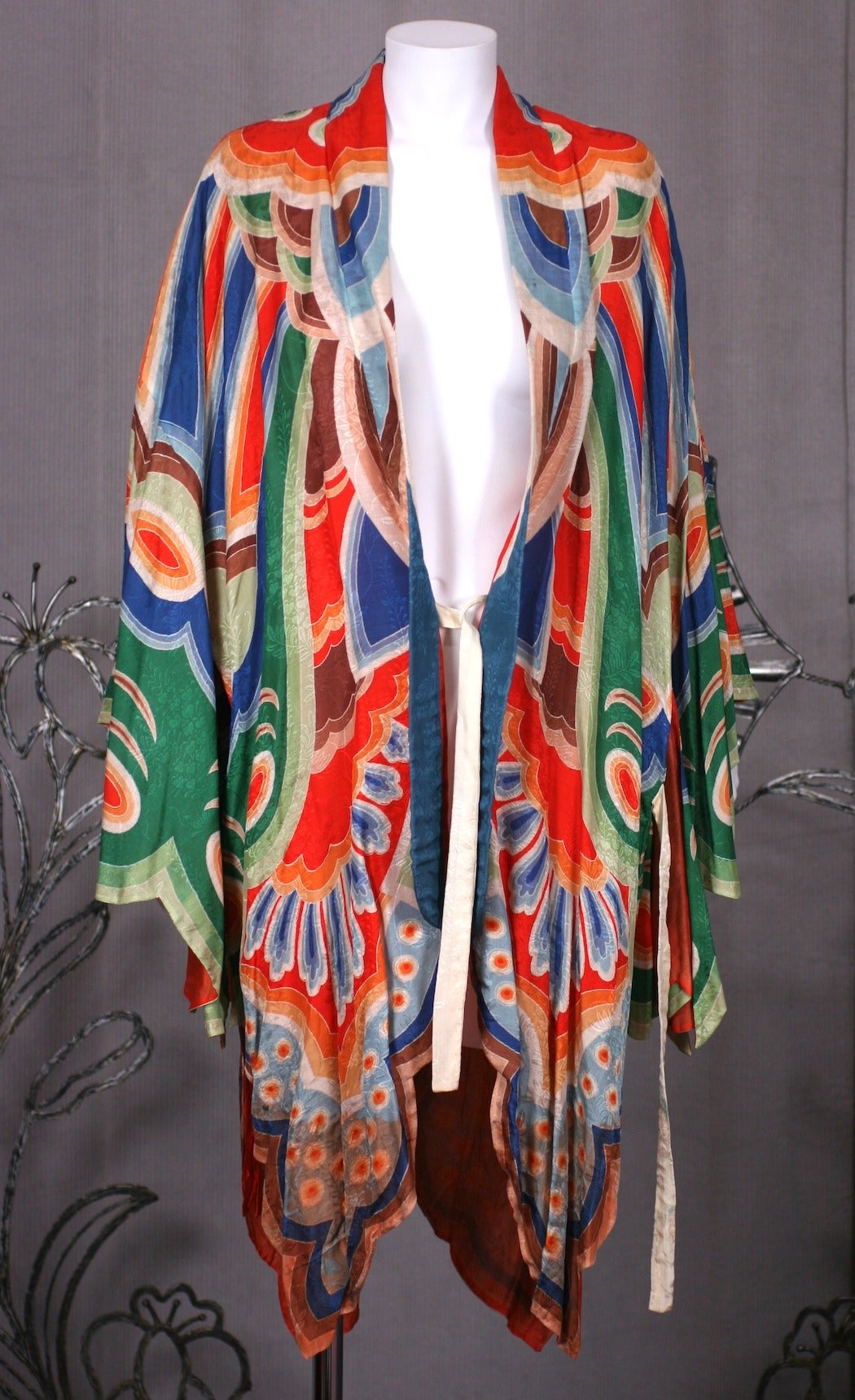 Art Deco Butterfly Kimono Dressing Gown 1
