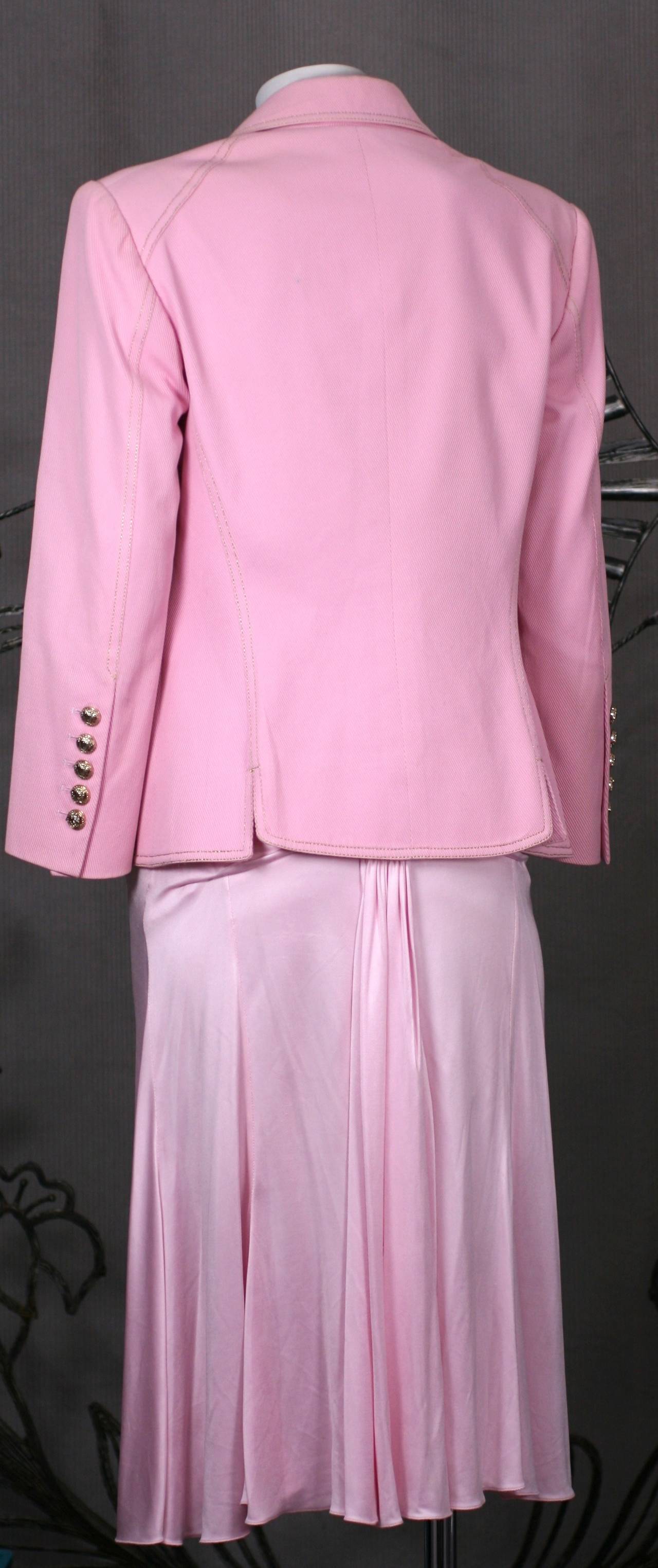 versace pink blazer