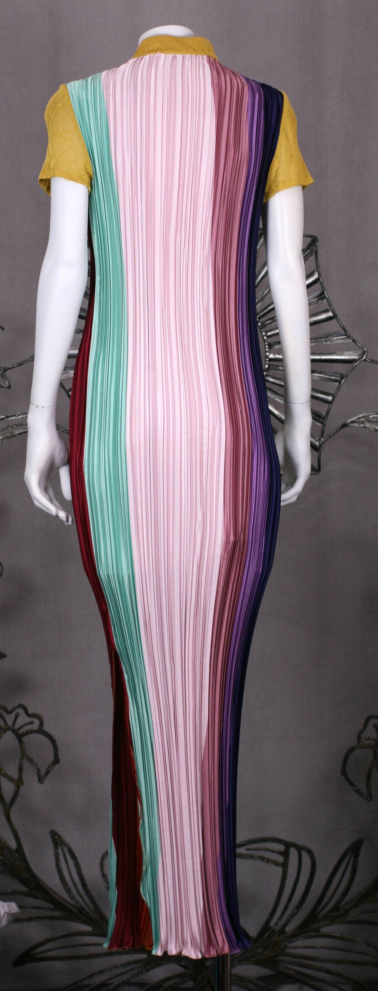 John Galliano Ombre Cheongsam Evening Dress 2