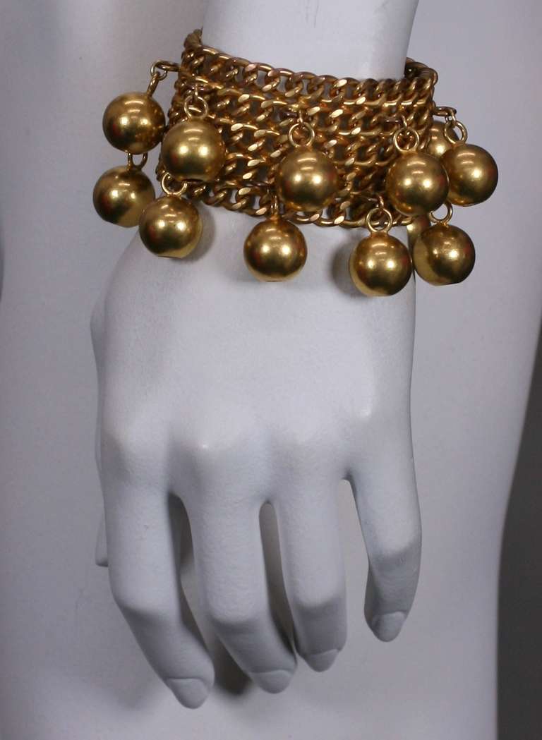 Scooter Golden Spheres Charm Bracelet at 1stDibs scooter paris bracelet