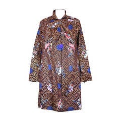 Art Deco Chinese Coat with Massive Bow, 1930's. 10