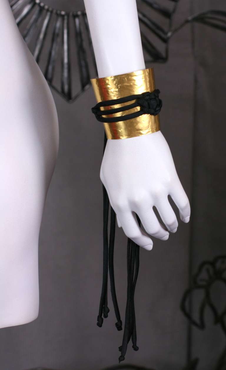 Mary McFadden Silk Knot Cuff In Excellent Condition For Sale In New York, NY