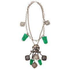 Amusing Asian Style Art Deco Necklace 1