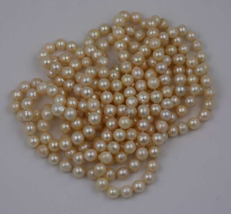 Women's Triple Strand Cultured Pearl Necklaces For Sale