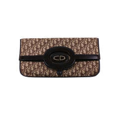 Dior Logo Foldover Clutch