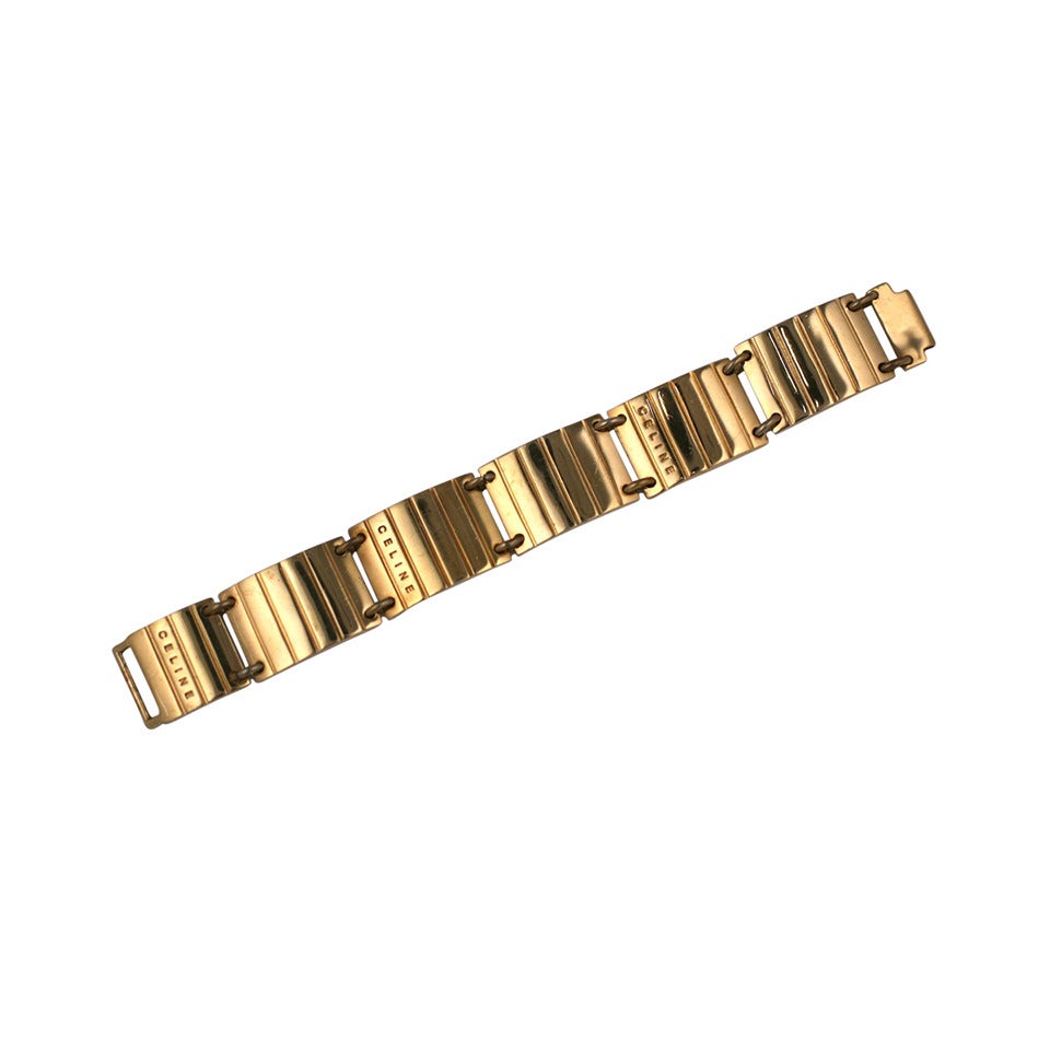 Celine Logo Link Bracelet For Sale