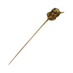 Antique Gold Devil Stickpin