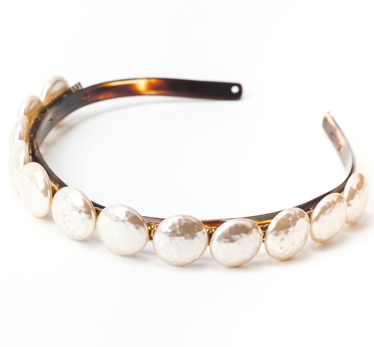 Miriam Haskell Baroque Pearl Headband