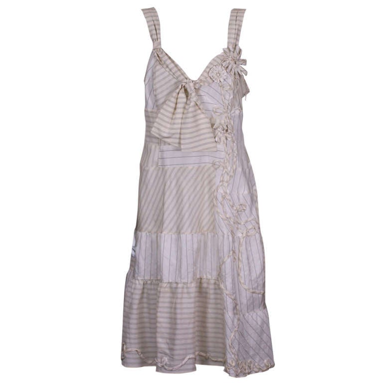 Moschino Ruffled Lining Dress For Sale