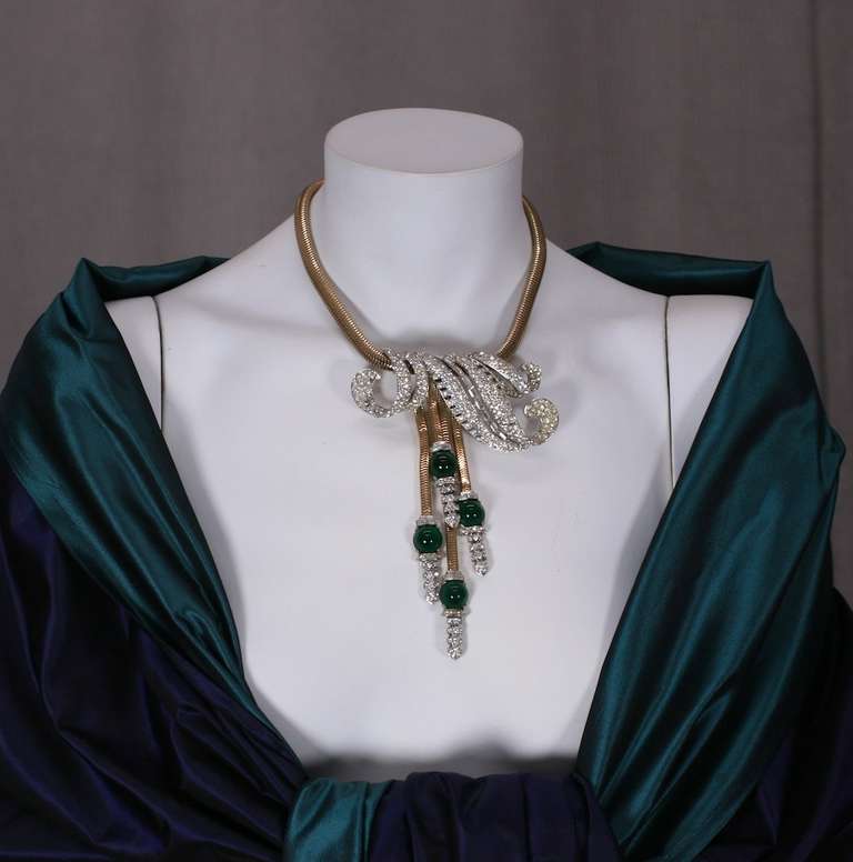 Important Marcel Boucher Retro Necklace Suite In Excellent Condition For Sale In New York, NY