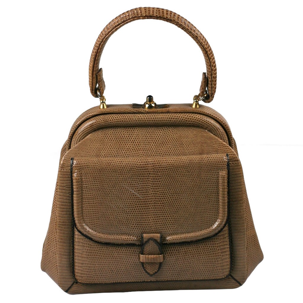 Charming Lizard Mini Satchel For Sale