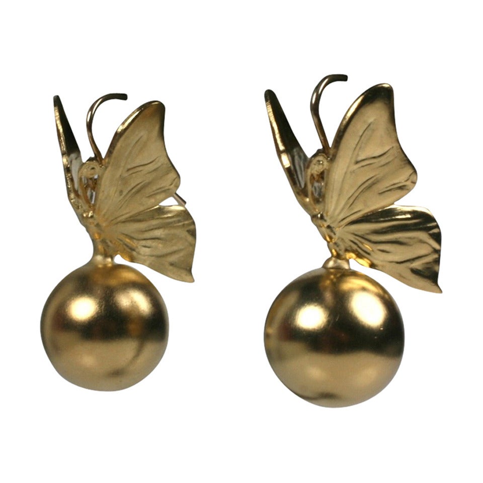 "Victorian" Butterfly Earrings, MWLC