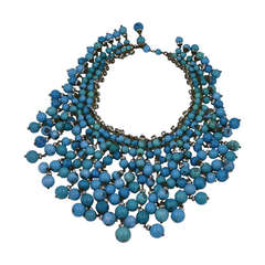Chanel Important Anglo Indian Gripoix Bib 12