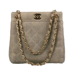 Chanel Lurex Linen Mini Tote 10