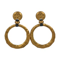Chanel SuperSized Hoops
