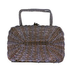 Koret's Woven 2 Tone Hard Purse 5