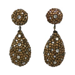 Arpad Copper Pave Earrings