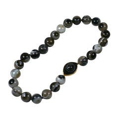 Banded Agate "Eye" Beads, MWLC