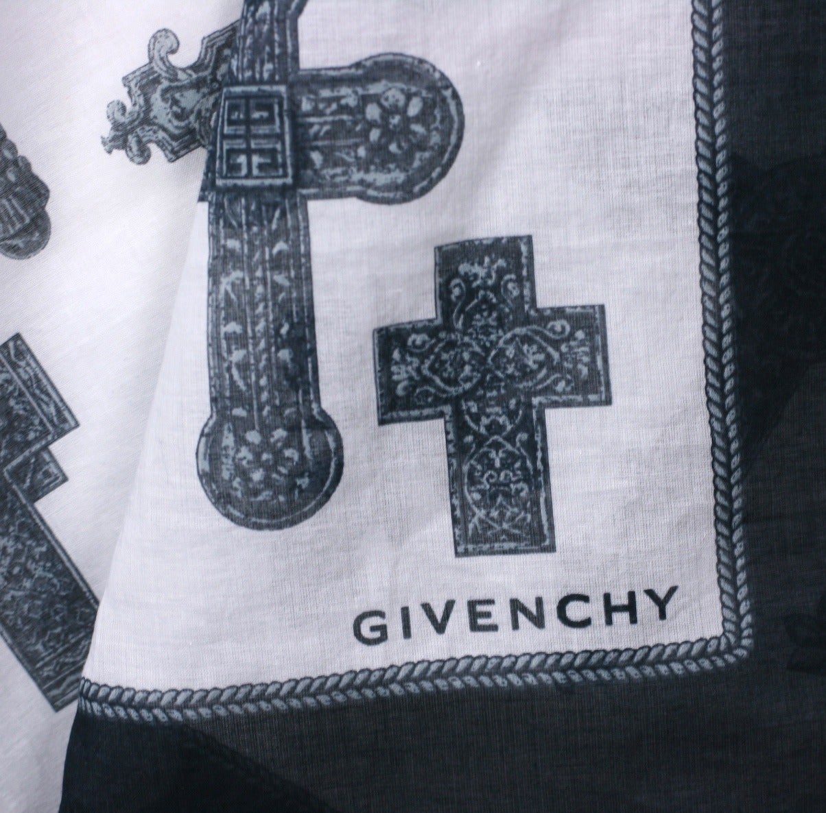 Women's or Men's Givenchy Cotton Cross Scarf