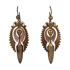 Antique Victorian Urn Earrings