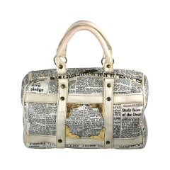 Cartera Mod Inglesa Papel Prensa