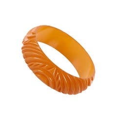 Mango Bakelite Carved Bangle 2