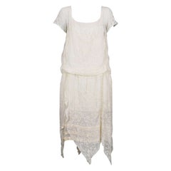 Antique Boue Soeurs Cotton Voile Day Dress