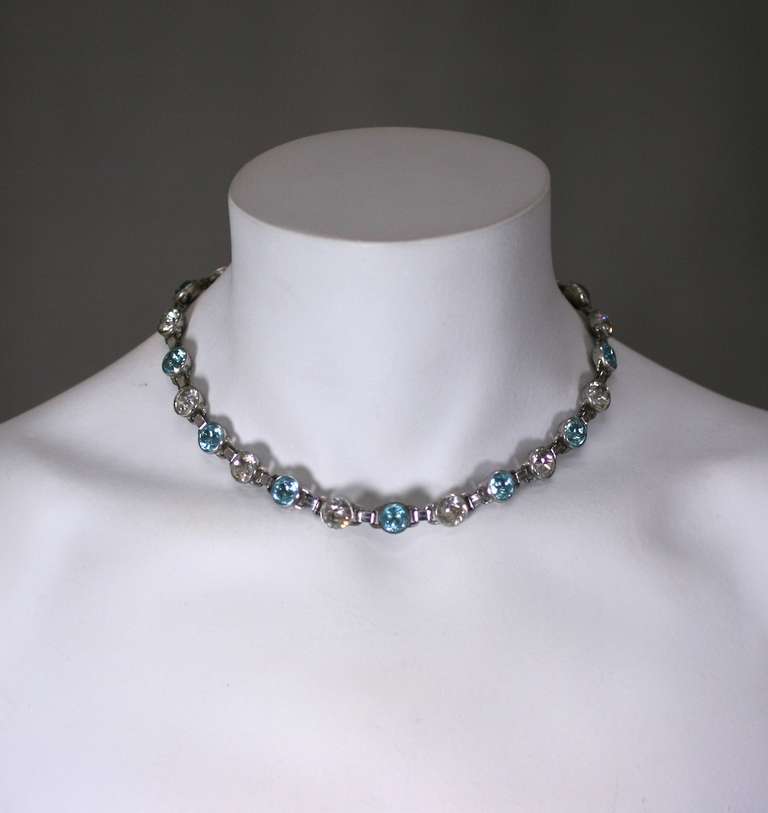 Bezel Paste Set 1950's Choker For Sale at 1stDibs