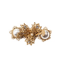 Miriam Haskell Revivalist Pearl Brooch