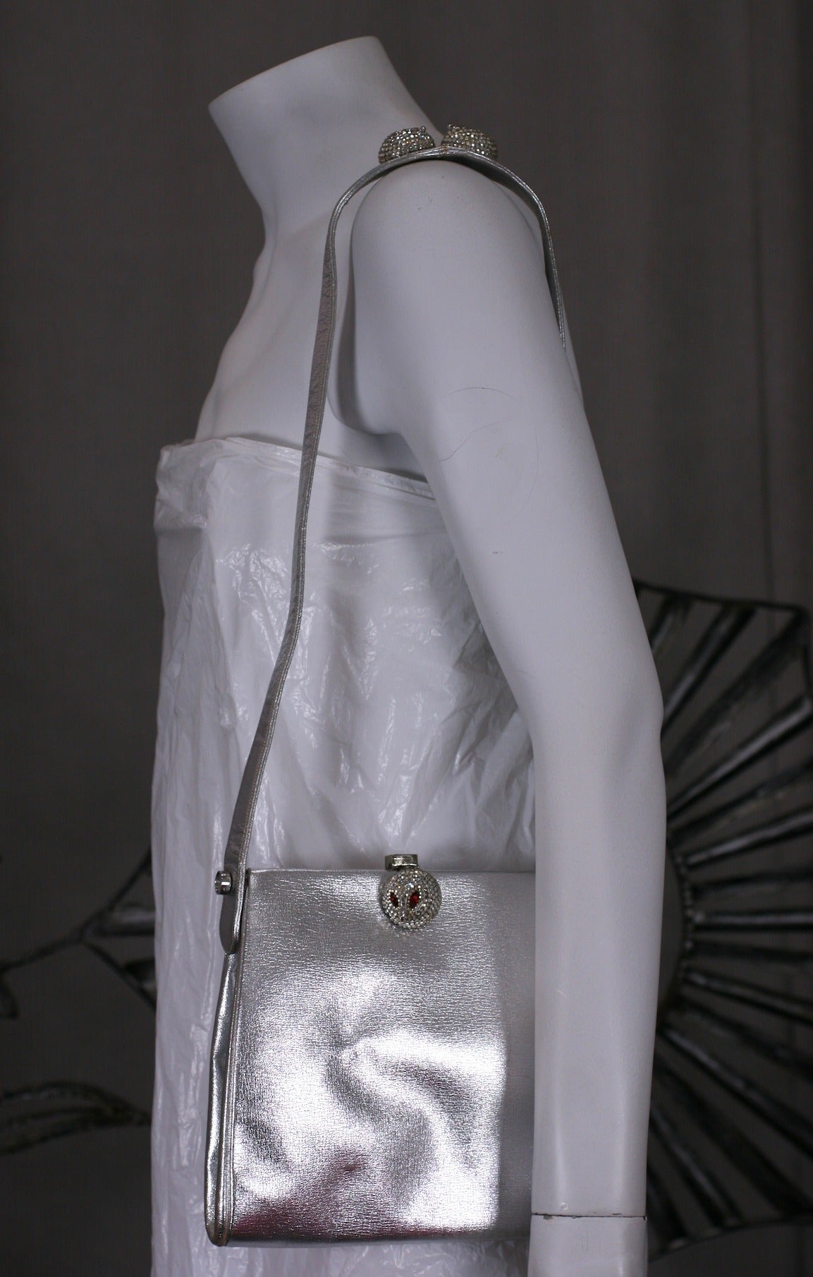 Bolso antiguo búho Judith Leiber Pave en venta 3