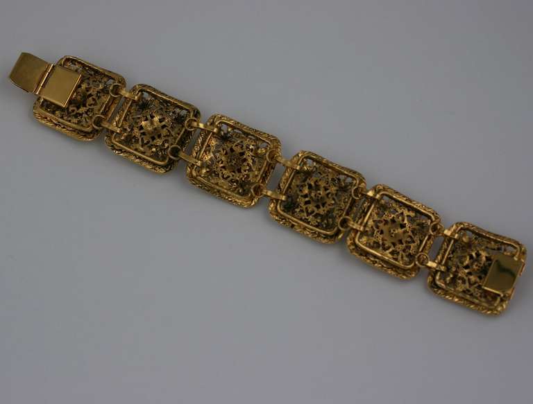  Chanel Byzantine Haute Couture Link Bracelet In Excellent Condition For Sale In New York, NY