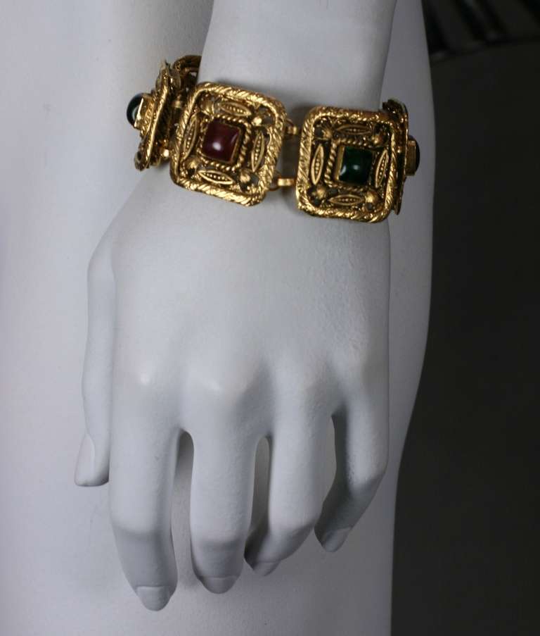 Women's  Chanel Byzantine Haute Couture Link Bracelet For Sale