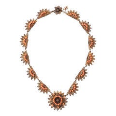 Silver Filigree and Coral Bead Necklace 9