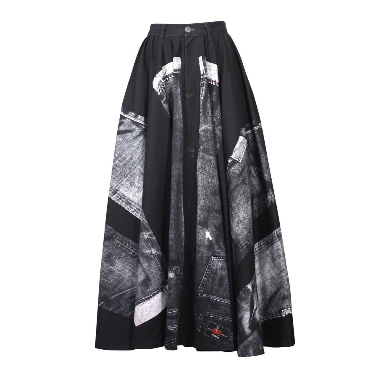 Jean Paul Gaultier X-Ray Jeans Skirt