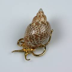 Kenneth Jay Lane's Snail brooch