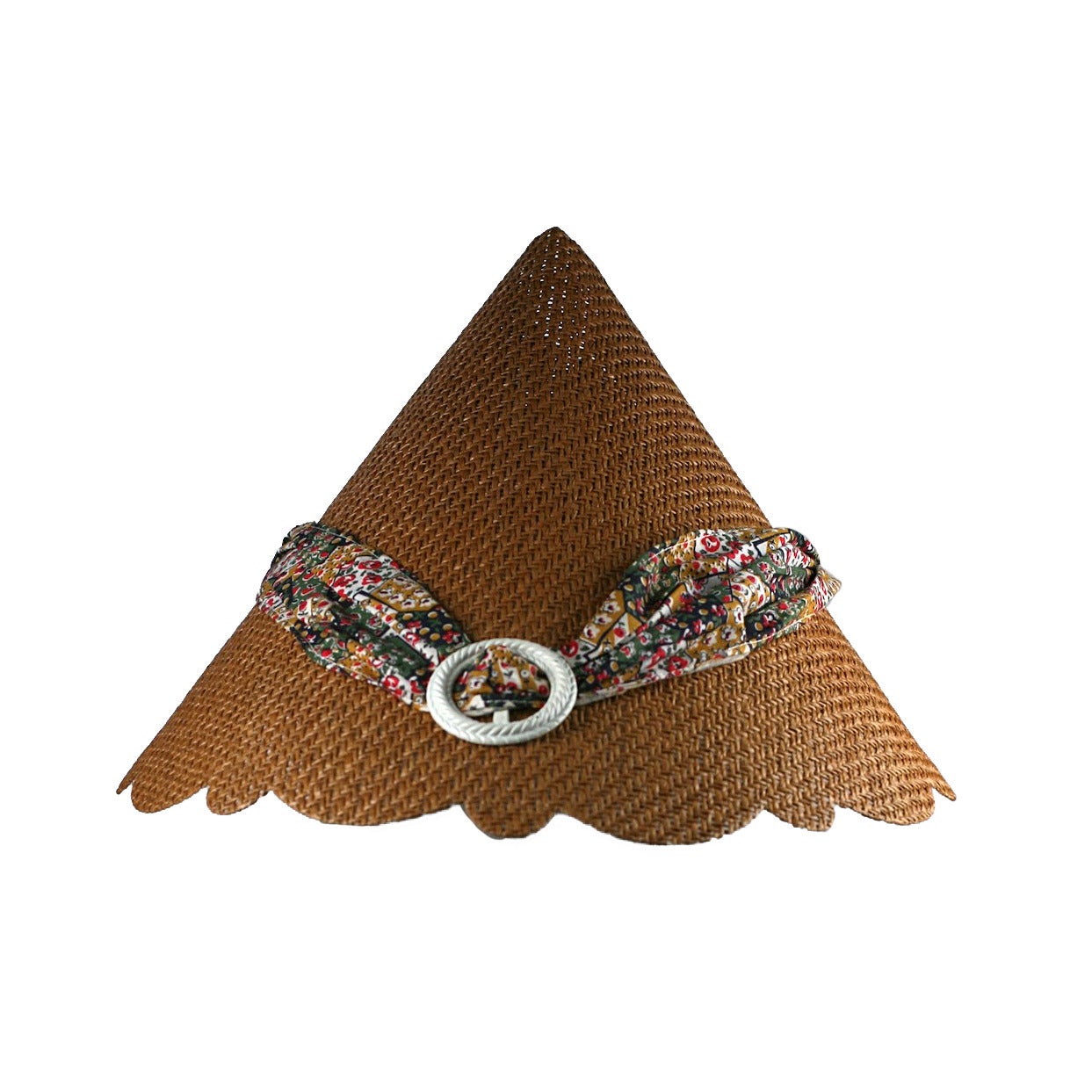 1950's Woven Straw Sun Visor at 1stDibs