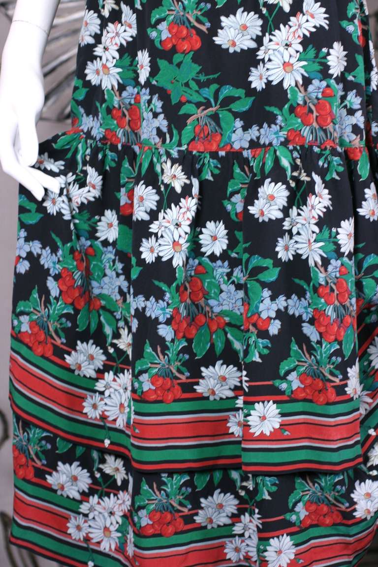 italian print dress