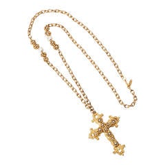 Miriam Haskell Byzantine Cruciform Necklace 10