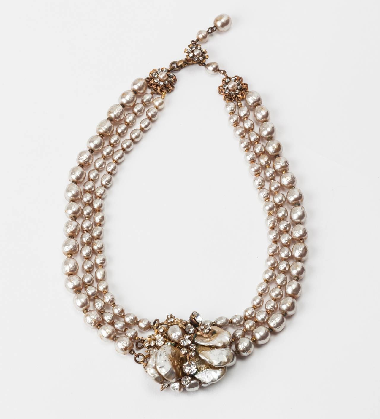 Miriam haskell baroque pearl necklace outlet