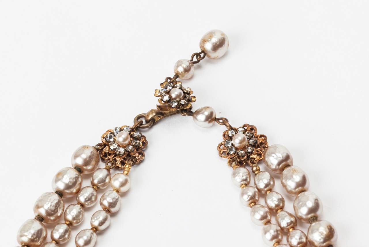 miriam haskell pearl necklace