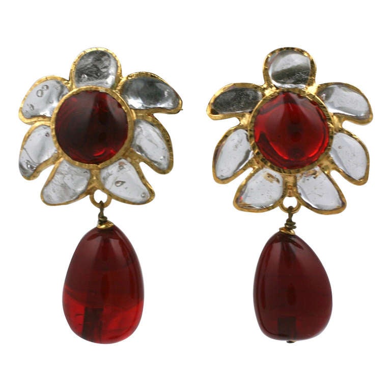 Chanel Moghul Gripoix Earrings