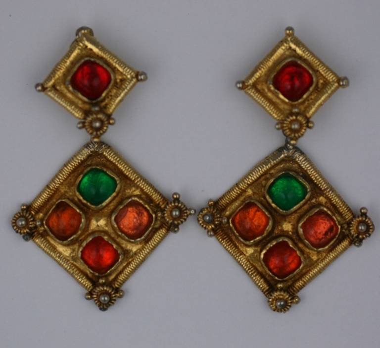Christian LaCroix Moroccan Style earring In Excellent Condition In New York, NY