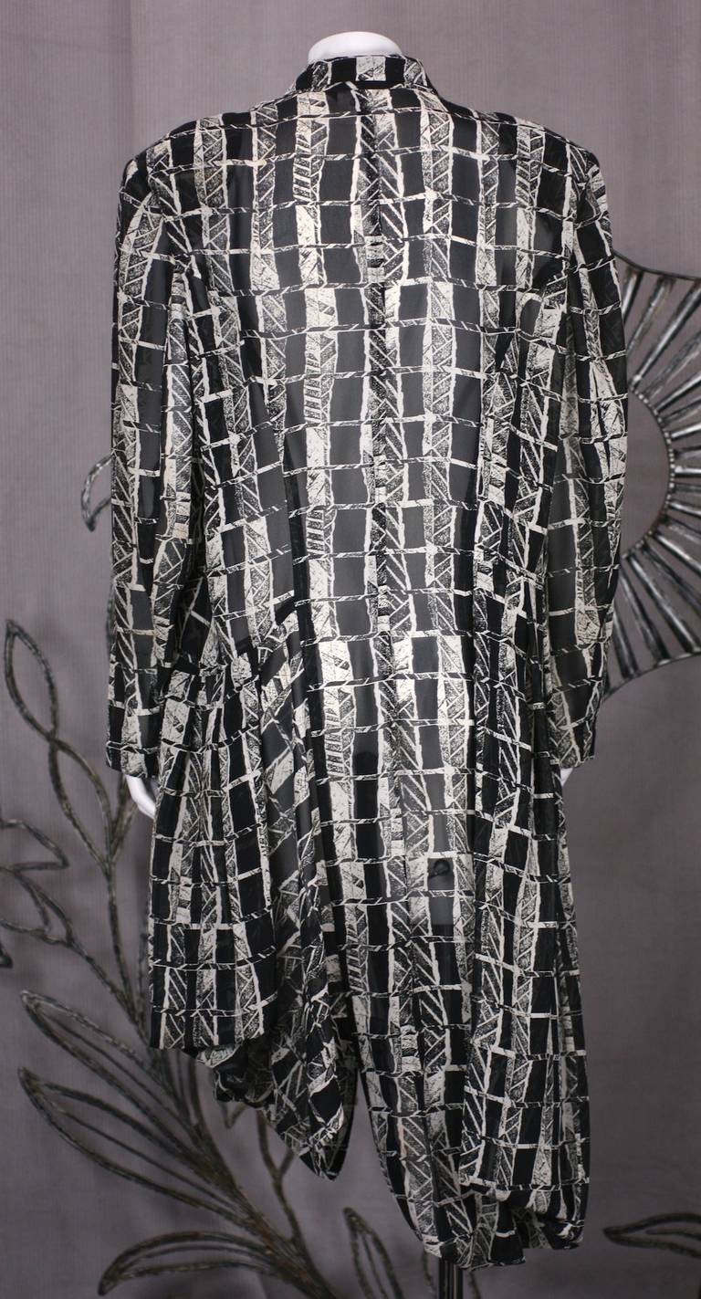 Comme des Garçons - Robe manteau transparent Excellent état - En vente à New York, NY