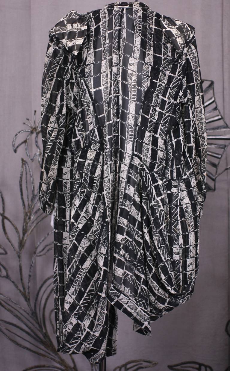 Comme des Garçons - Robe manteau transparent en vente 3
