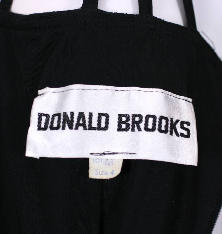 Donald Brooks Jersey Gown For Sale 1