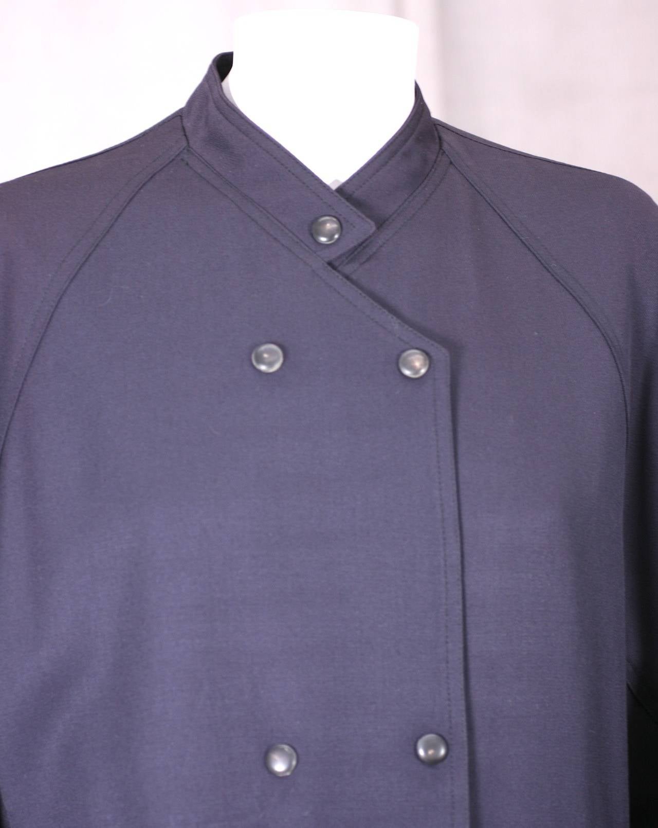 Gray Anne Marie Beretta Wool Gabardine Jacket