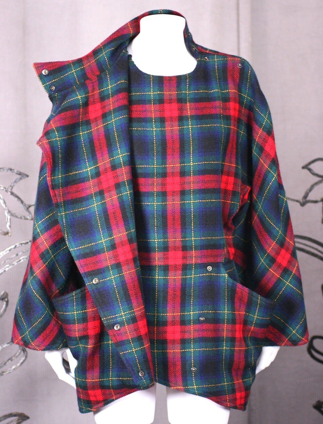 Anne Marie Beretta Fitted Tartan Jacket For Sale at 1stDibs | beretta ...